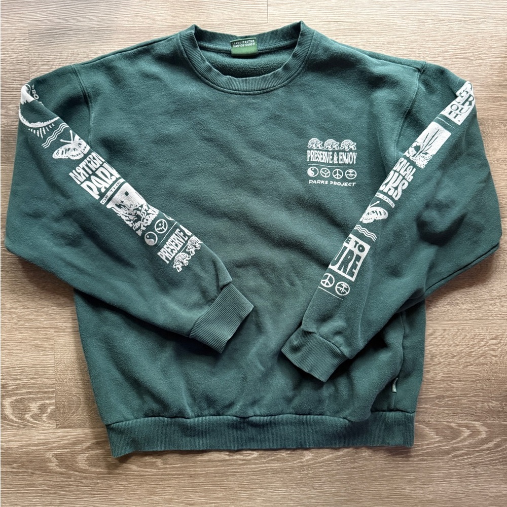 Parks Project Forest Green Crewneck Sweatshirt 🌲